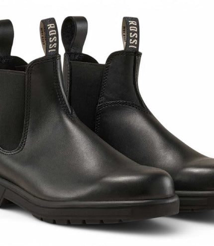 Rossi 301 Endura Black Leather Chelsea Boots