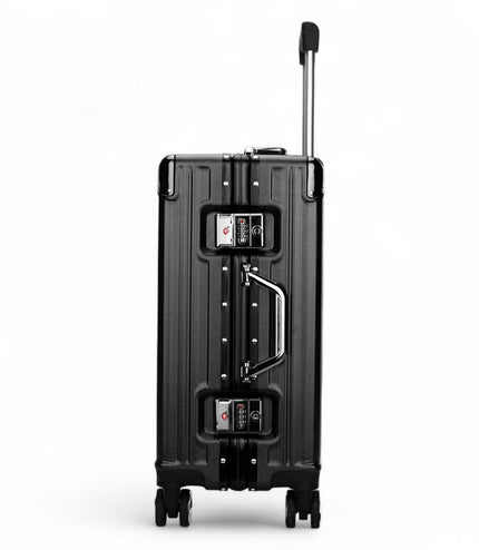 Airdrie Cabin Hard Shell Suitcase in Charcoal Black