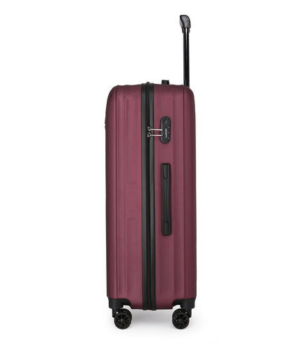 Edmonton Large Hard Shell Suitcase in Burgundy