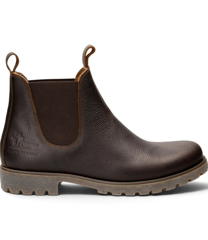 Panama Jack Men's Chestnut Brown Leather Waterproof Chelsea Boots - Biar C2