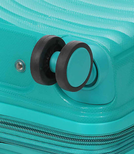 Balranald Large Hard Shell Suitcase in Aqua Blue