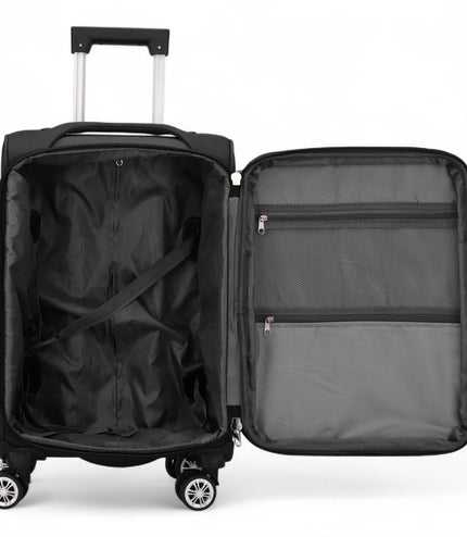 Delta Cabin Hard Shell Suitcase in Black
