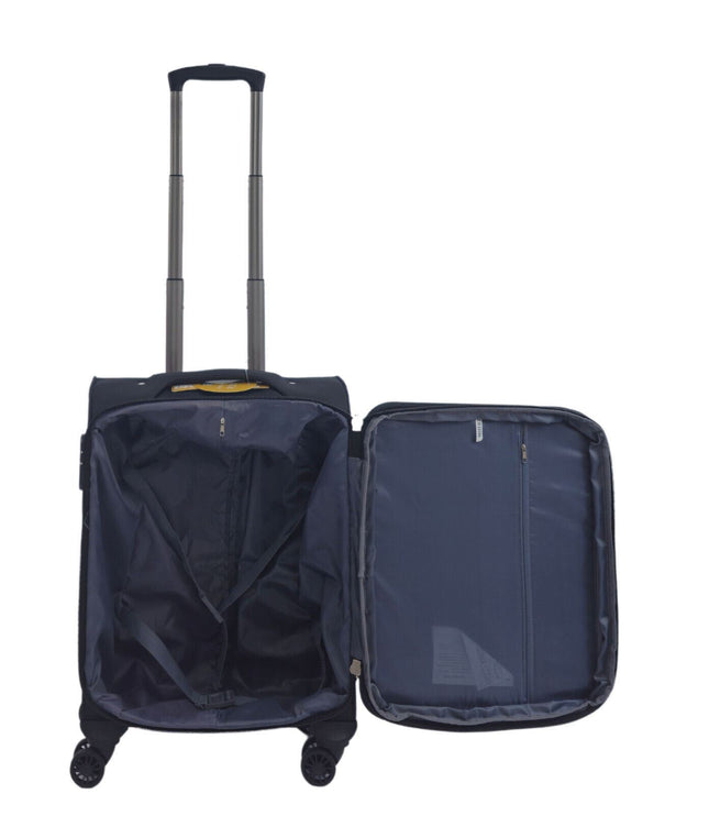 Andover Cabin Soft Shell Suitcase in Black