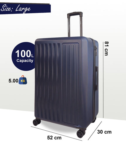 Croydon Large Hard Shell Suitcase in Navy