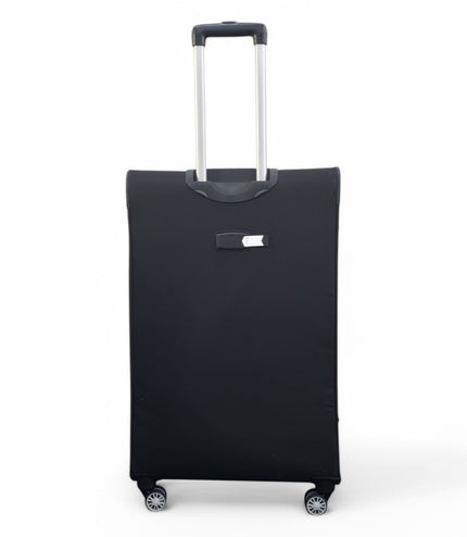 Forbes Large Soft Shell Suitcase in Black