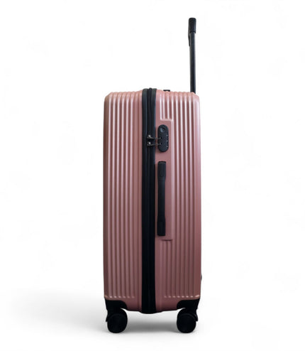 Junee Large Hard Shell Suitcase in Rose Gold
