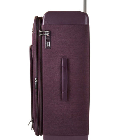 Amesbury Large Soft Shell Suitcase in Purple