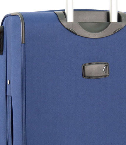 Clevedon Medium Soft Shell Suitcase in Blue