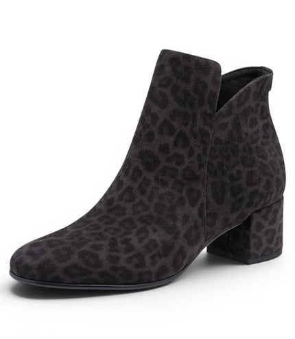 Tamaris Women's Grey Faux Heeled Ankle Boots - 25354-43