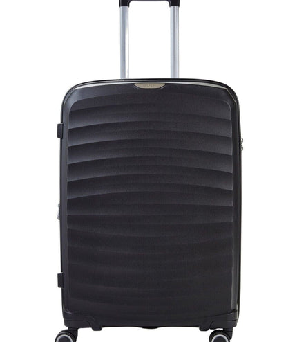 Alton Medium Hard Shell Suitcase in Black