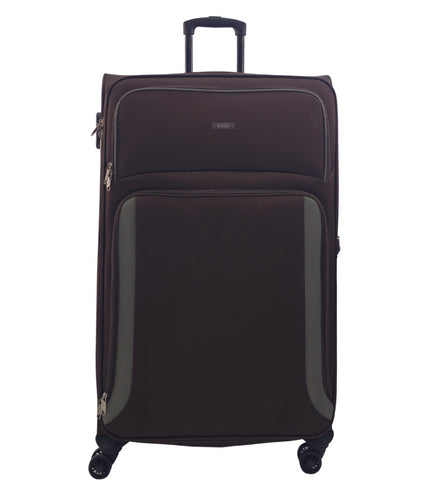 Arundel Extra Large Soft Shell Suitcase in Brown