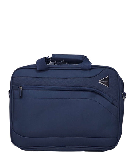Corbie Computer Backpack Corby Laptop Soft Shell Suitcase in Navy – UK Luggage