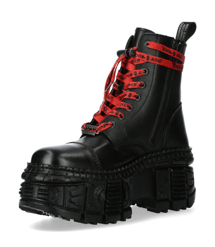 New Rock Punk Platform Leather Boots-WALL126CCt-C1