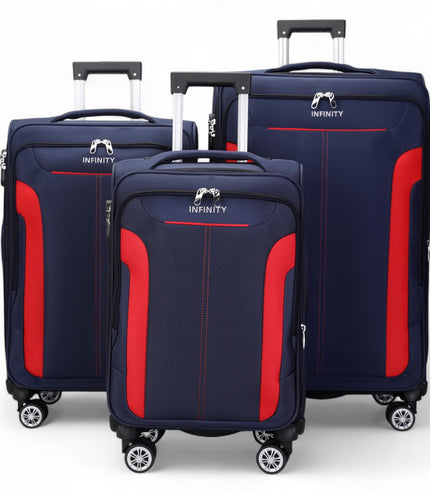 Delta Set of 3 Hard Shell Suitcase in Navy