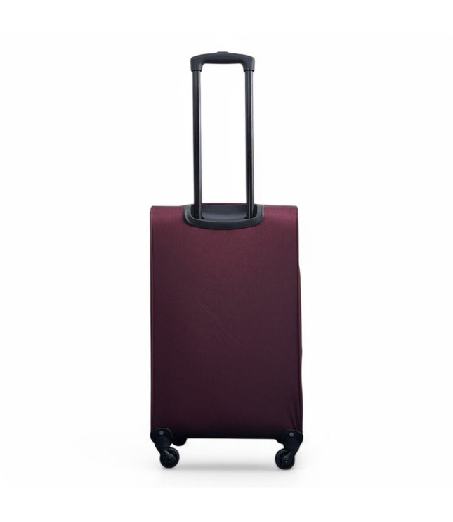 Tahara Large Soft Shell Suitcase in Wine