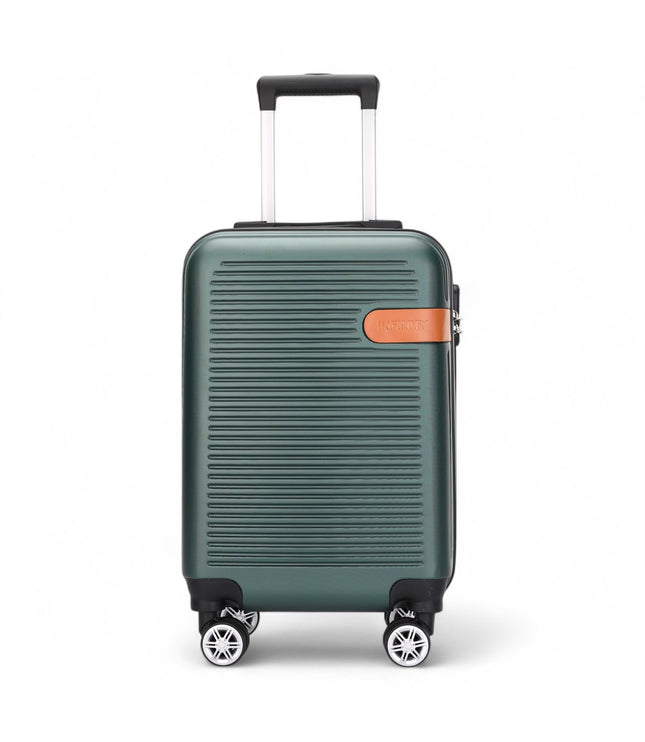 Calgary Cabin Hard Shell Suitcase in Emerald Green