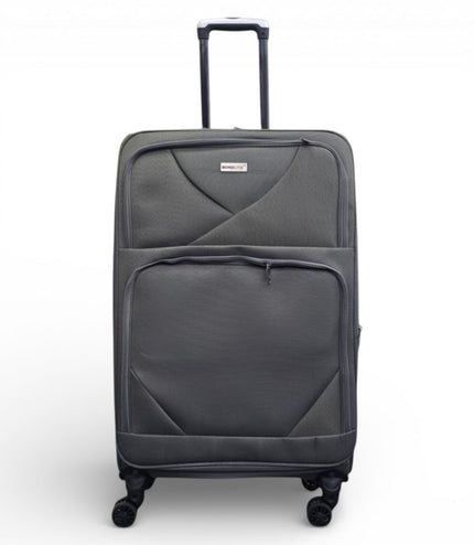 Nagoya Large Soft Shell Suitcase in Grey