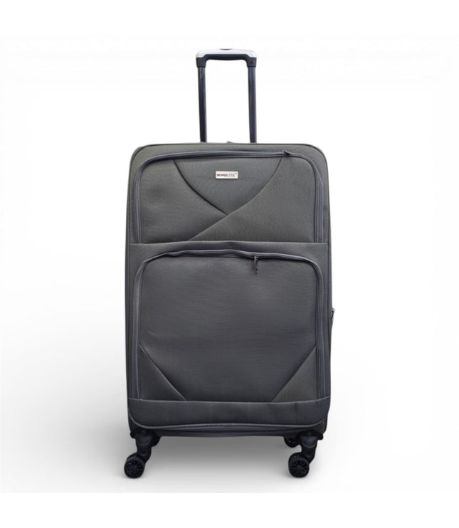 Nagoya Large Soft Shell Suitcase in Grey