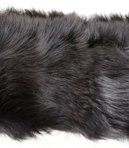 Ladies  Toscana 100% Sheepskin Leather Headband - Brown Silver