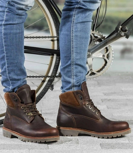 Panama Jack Men's Amur GTX C10 Chestnut Waterproof Leather Ankle Boots