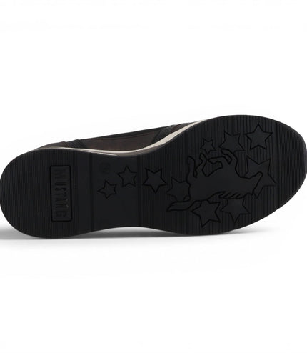 Mustang Women's Black Platform Sneaker Trainer Casual Shoes - M0872003