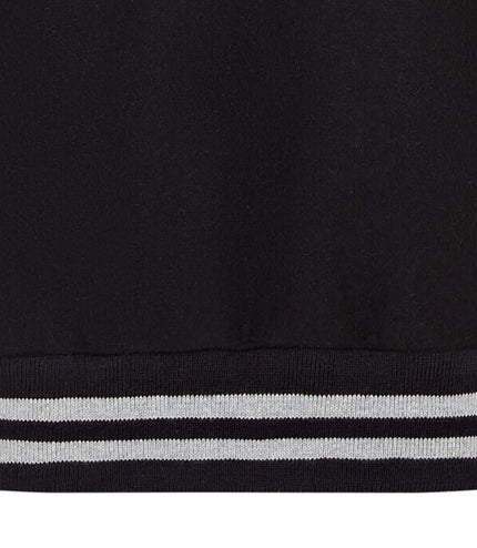 Letterman Baseball Wool Leather Varsity Bomber Jacket - Genoa - Black/Grey
