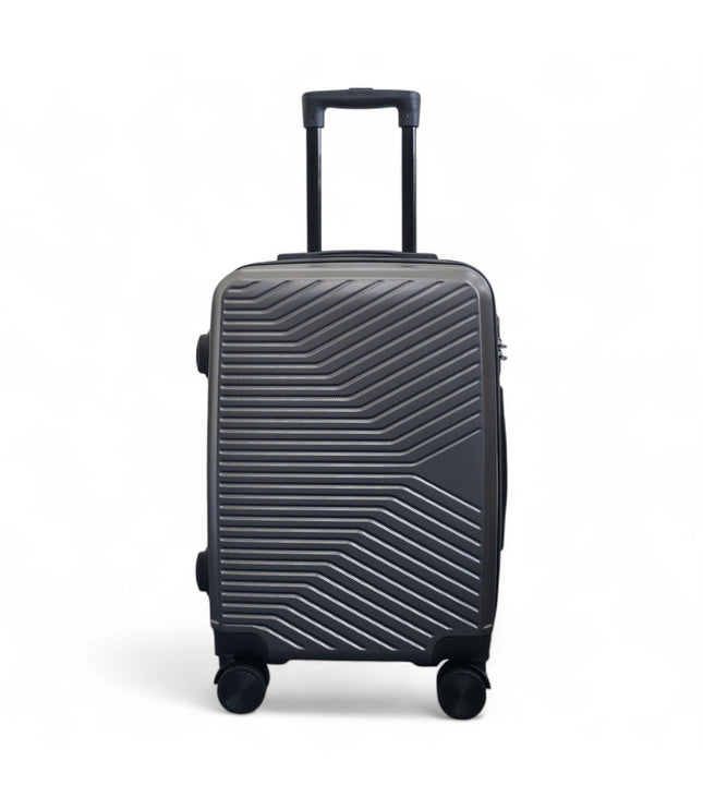 Junee Cabin Hard Shell Suitcase in Charcoal Grey