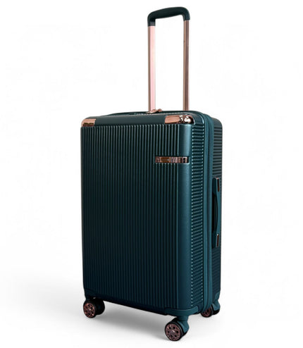 Cowra Medium Hard Shell Suitcase in Dark Green
