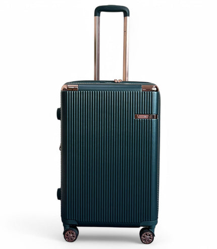 Cowra Medium Hard Shell Suitcase in Dark Green