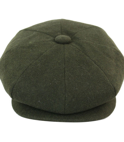 Mens Peaky Blinders Newsboy Wool 8 Panel Gatsby Flat Baker Hat