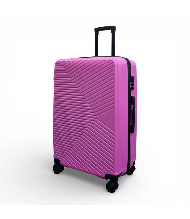 Junee Large Hard Shell Suitcase in Pink