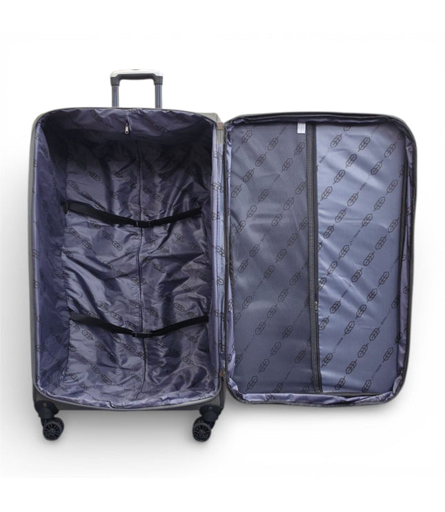 Nagoya X-Large Soft Shell Suitcase in Grey
