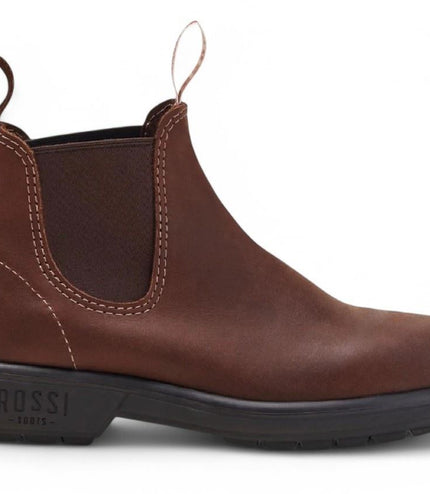 Rossi 303 Endura Redwood Brown Leather Chelsea Boots