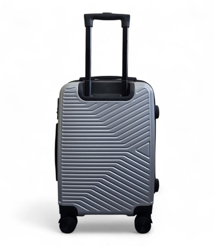 Junee Cabin Hard Shell Suitcase in Silver