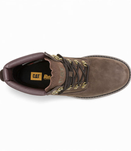 CAT (Caterpillar) Waterproof Colorado 2.0 Hiker Dark Brown Leather Walking Ankle Boots