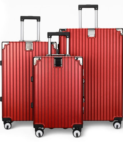 Airdrie Set of 3 Hard Shell Suitcase in Red