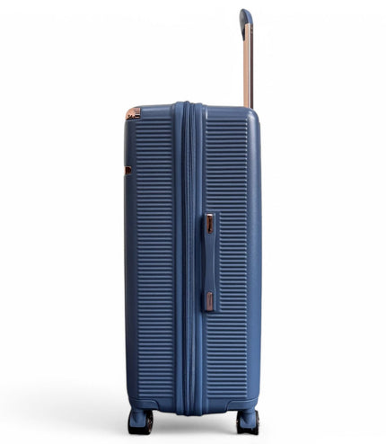 Cowra Large Hard Shell Suitcase in Navy Blue