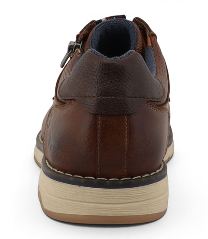 Mustang Men's Brown Faux Leather Casual Outdoor Shoes - M0031004
