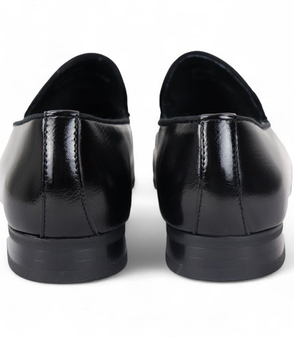 Men's Black Classic Slip-On Loafers Formal Shoes