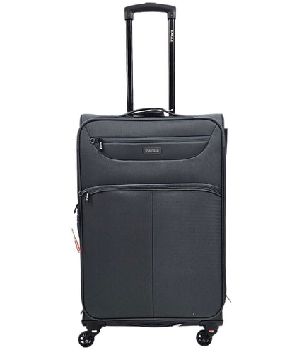 Ashford Medium Soft Shell Suitcase in Grey