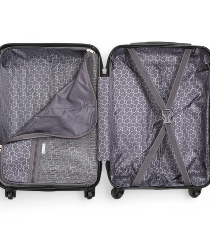 Corowa Cabin Hard Shell Suitcase in Black