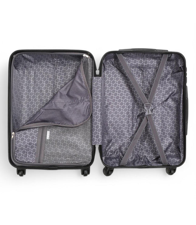 Corowa Cabin Hard Shell Suitcase in Black