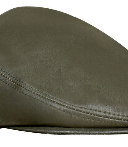 Mens  Flat Hat Leather Peaky Blinders Beret Newsboy Gatsby Golf Cabbie Cap