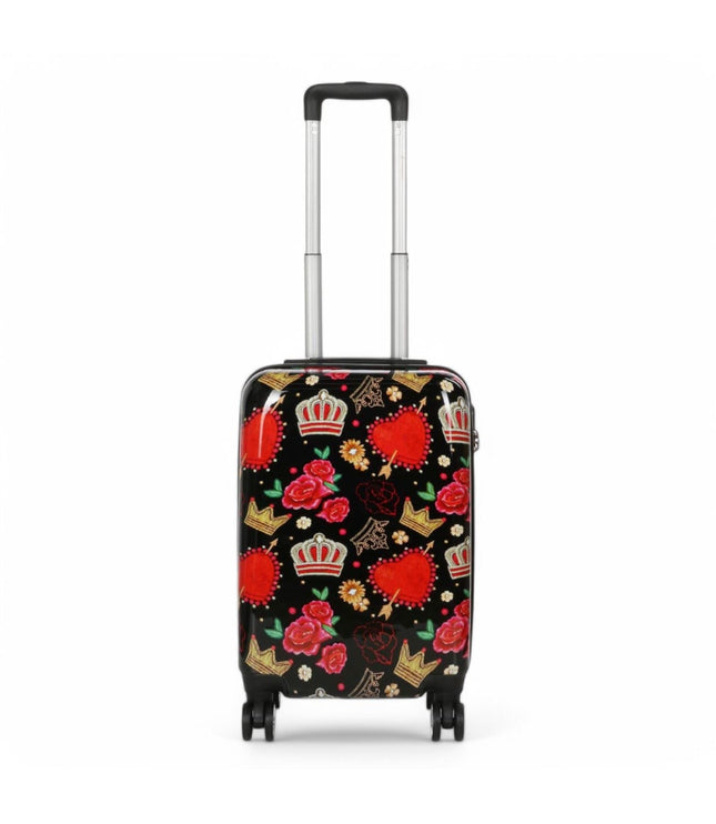 Ballina Cabin Hard Shell Suitcase in Black Queen Rosses