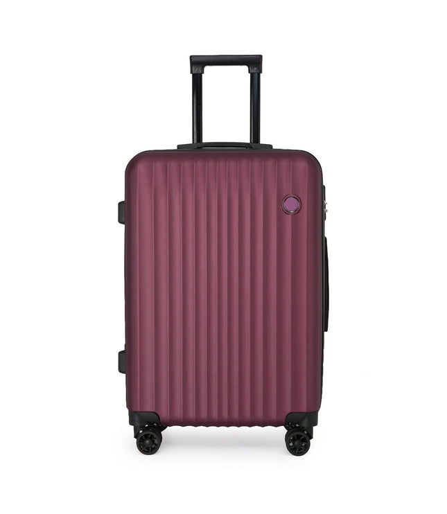 Edmonton Medium Hard Shell Suitcase in Burgundy