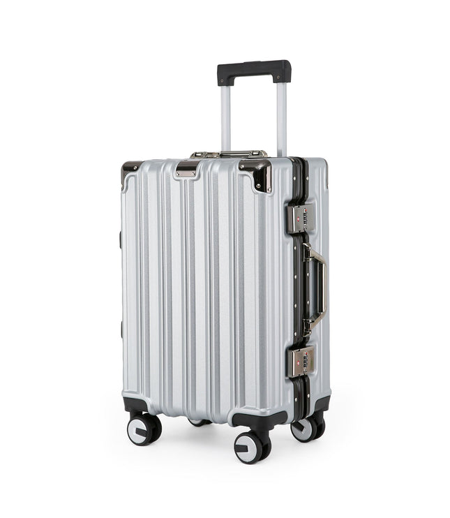 Airdrie Cabin Hard Shell Suitcase in Silver