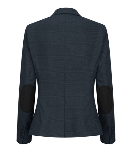Women's Olive Three-Piece Tailored Fit Suit in Prince of Wales Check