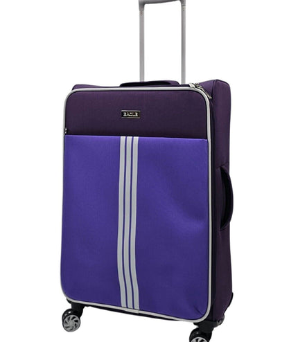 Beverley Medium Soft Shell Suitcase in Purple