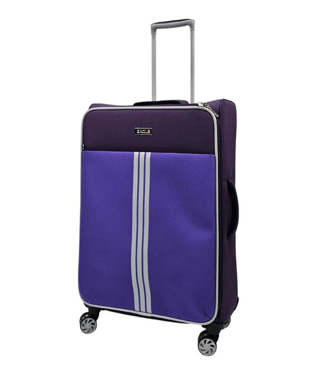 Beverley Medium Soft Shell Suitcase in Purple