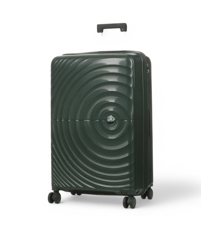 Balranald Large Hard Shell Suitcase in Dark Green